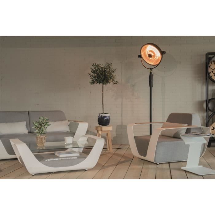 Wydajność grzewcza 2100 W – Idealny do pomieszczeń do 17 m²