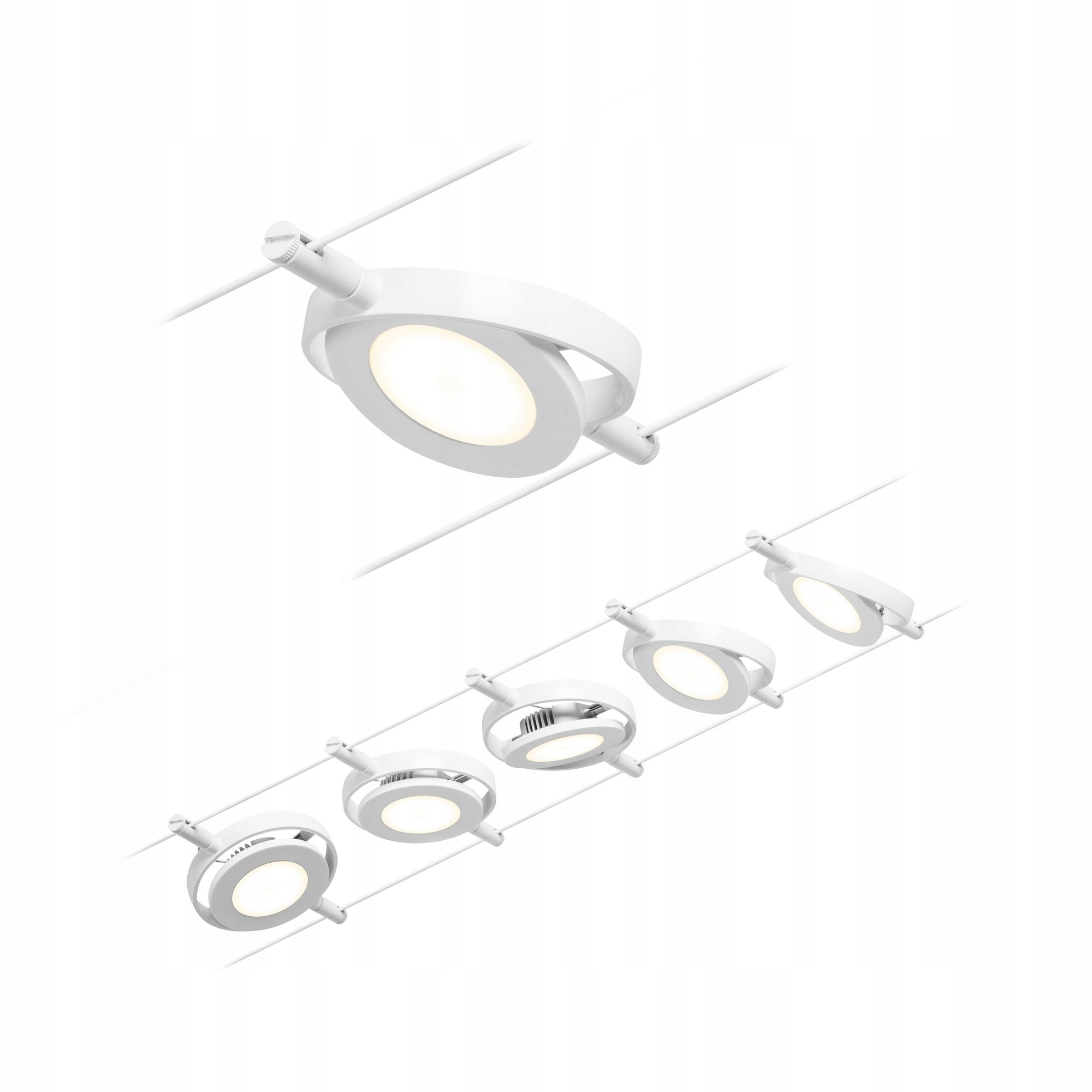 Paulmann System linkowy Set RoundMac 5x4,5W LED biały – Nowoczesne oświetlenie do każdego wnętrza