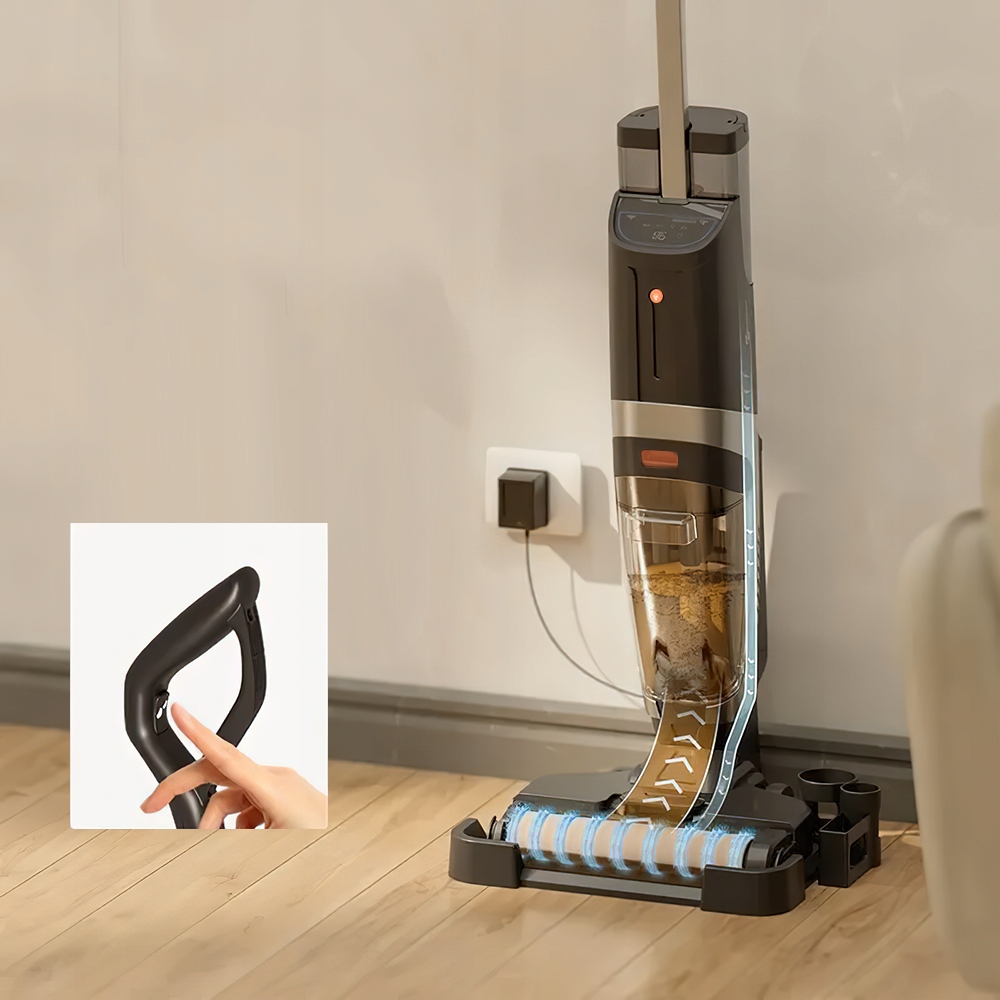 Funkcjonalność 5w1: Odkurzanie, mopowanie, suszenie, sterylizacja UV i samoczyszczenie