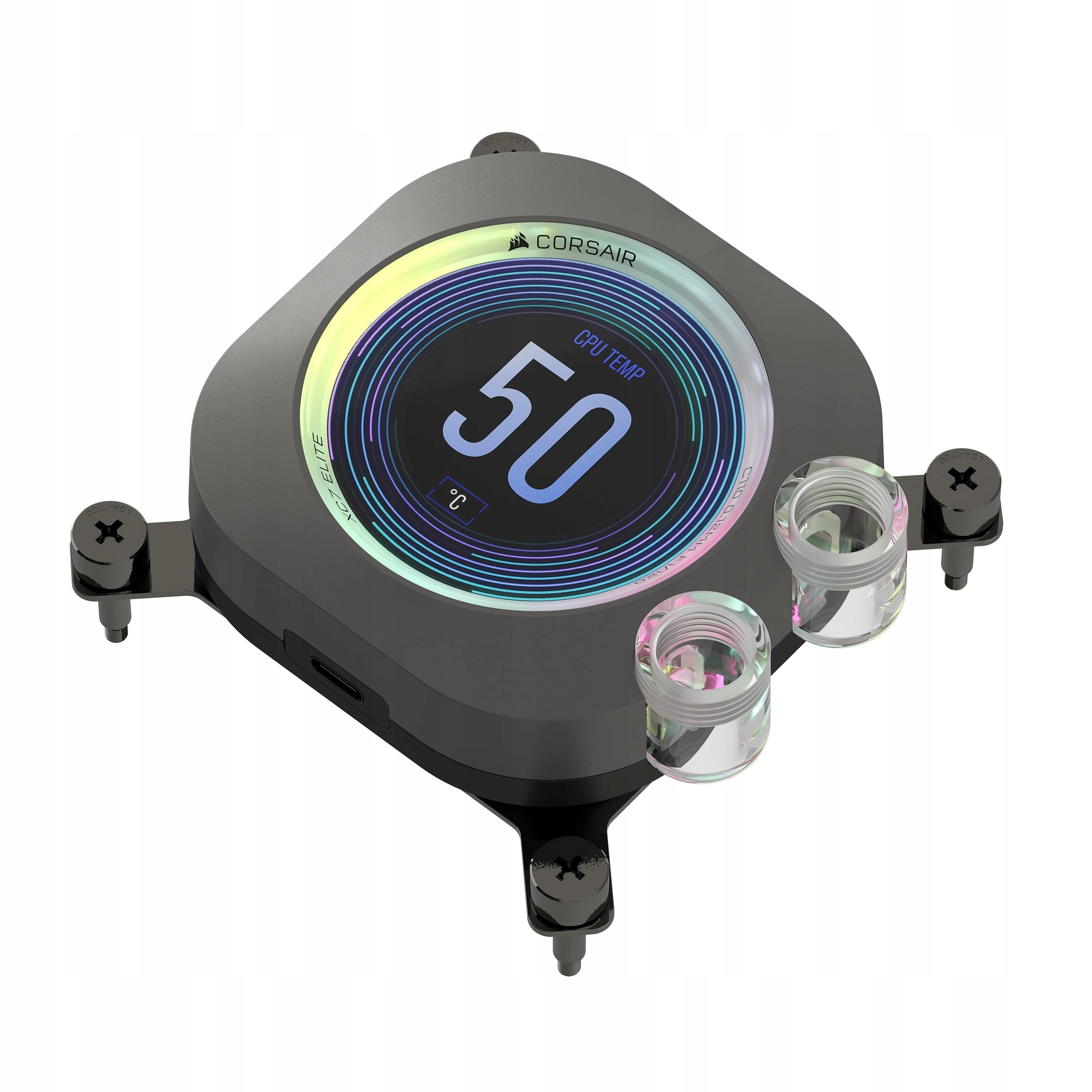 Corsair XC7 RGB ELITE LCD Blok Wodny do Procesora – Wydajność i estetyka w jednym