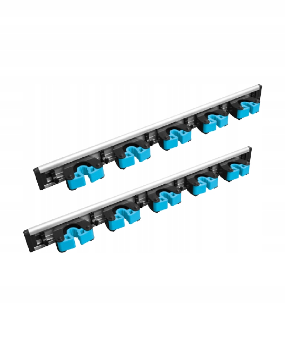 Pięć samoblokujących uchwytów – Bezpieczne przechowywanie narzędzi