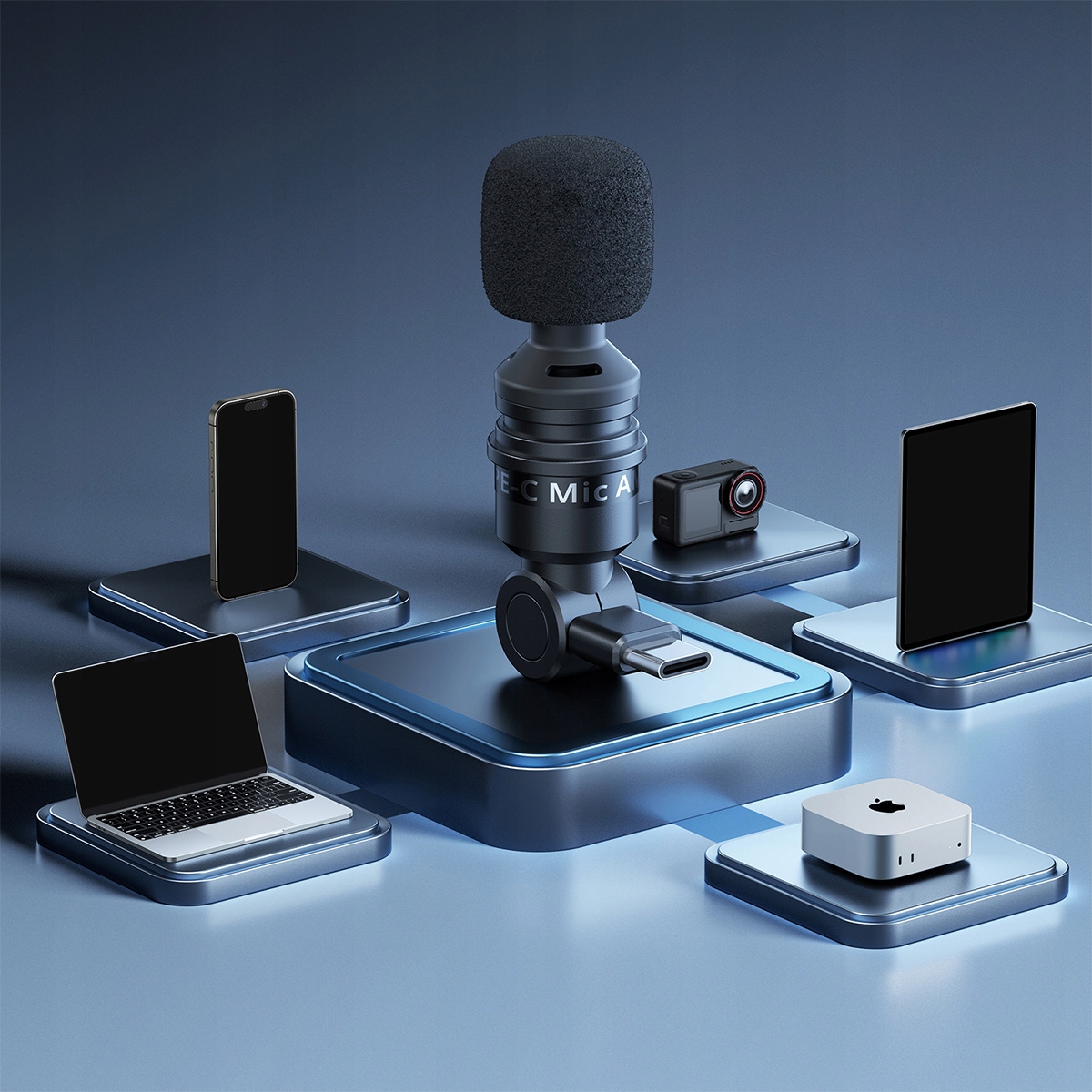 Mini Mikrofon Type-C USB-C Lavalier Ulanzi AM23 – Idealne rozwiązanie do nagrywania