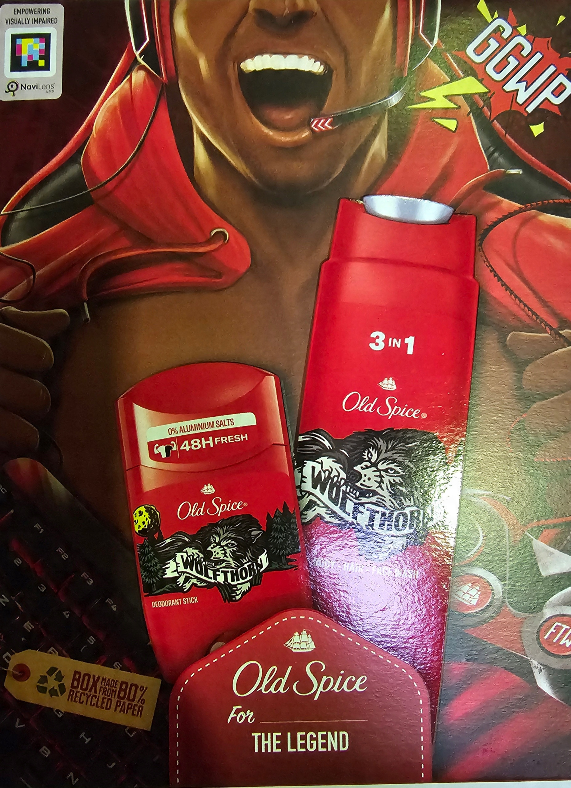 Cechy zestawu – Dezodorant w sztyfcie 50 ml i żel pod prysznic 250 ml