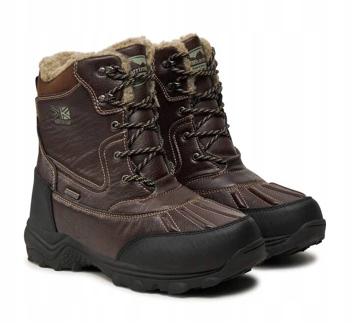 Męskie Ocieplane Buty Zimowe KARRIMOR Snow Casual K815-BRN – Idealne na zimowe przygody