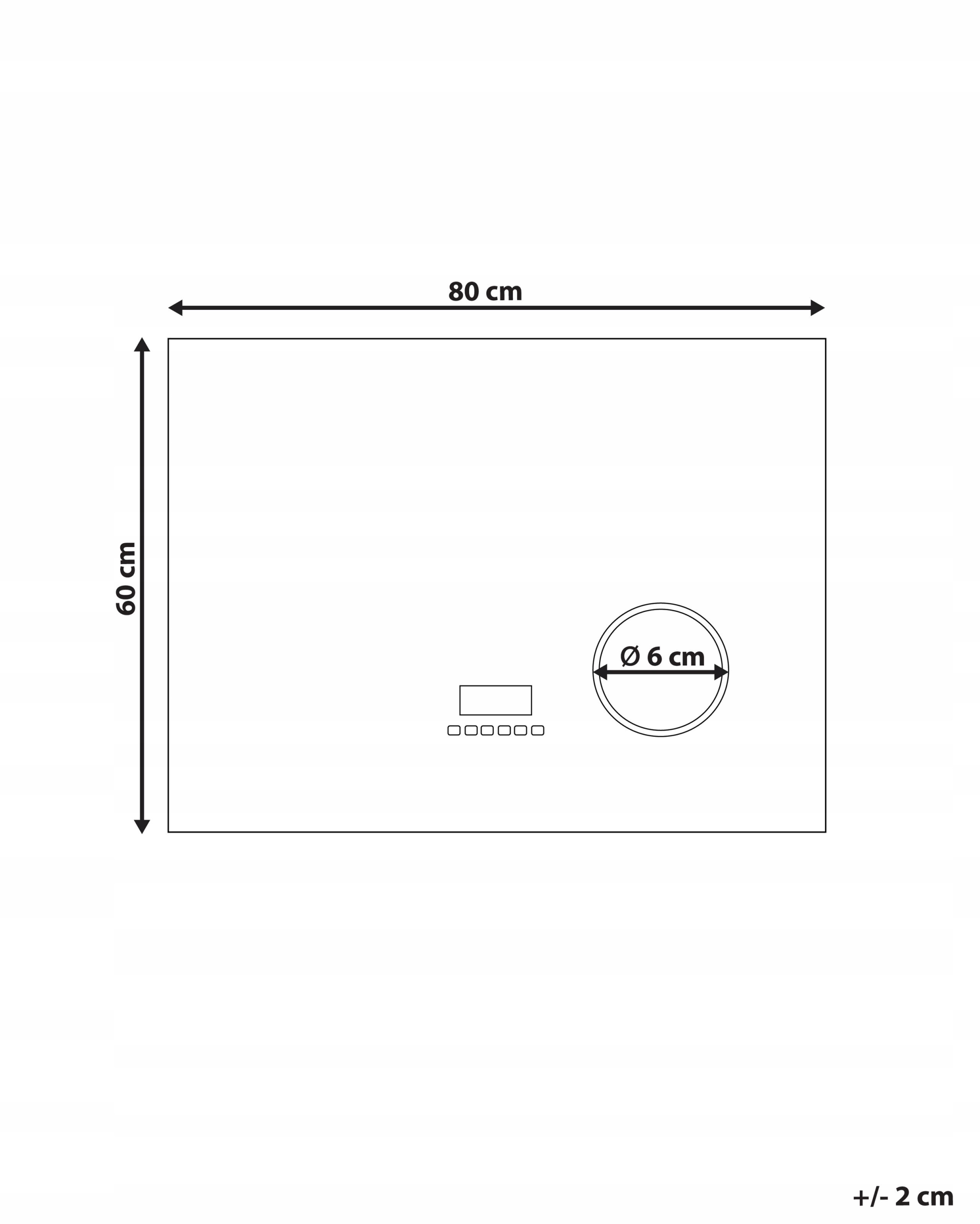 Lustro łazienkowe LED MONTARON 80 cm x 60 cm – Elegancja i funkcjonalność w Twojej łazience