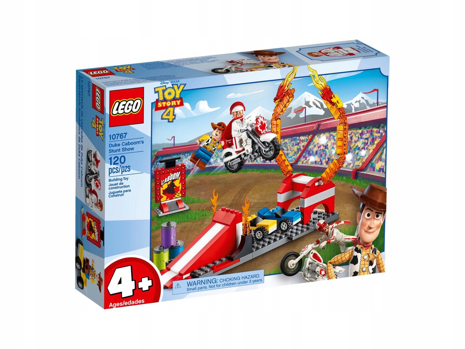 LEGO Toy Story Klocki - Pokaz kaskaderski Diuka Kabum (10767) – Emocjonująca przygoda dla dzieci