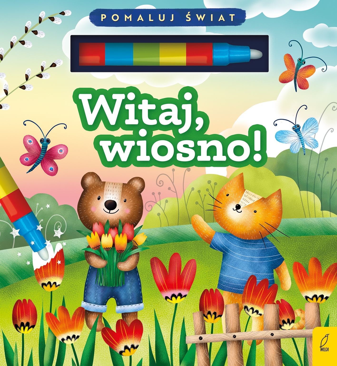 Flamaster wodny Witaj wiosno! – Kreatywna zabawa dla dzieci