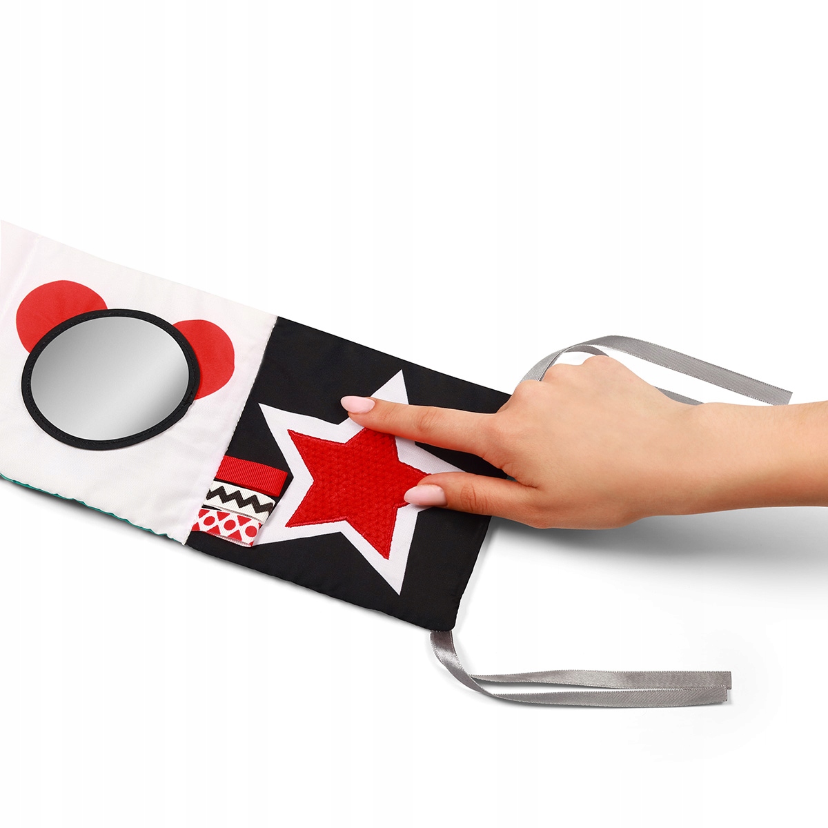 Błyszczące i kontrastowe motywy – stymulacja wzroku