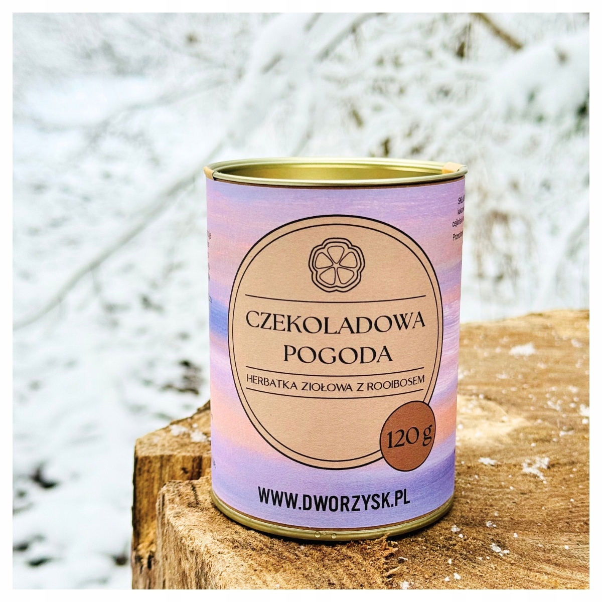 Herbata Czekoladowa Pogoda 120g Dworzysk – Aromatyczna przyjemność na zimowe wieczory