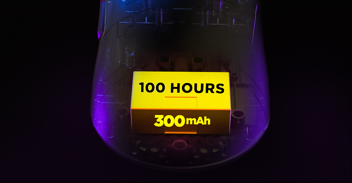 Mysz bezprzewodowa z akumulatorem 300 mAh