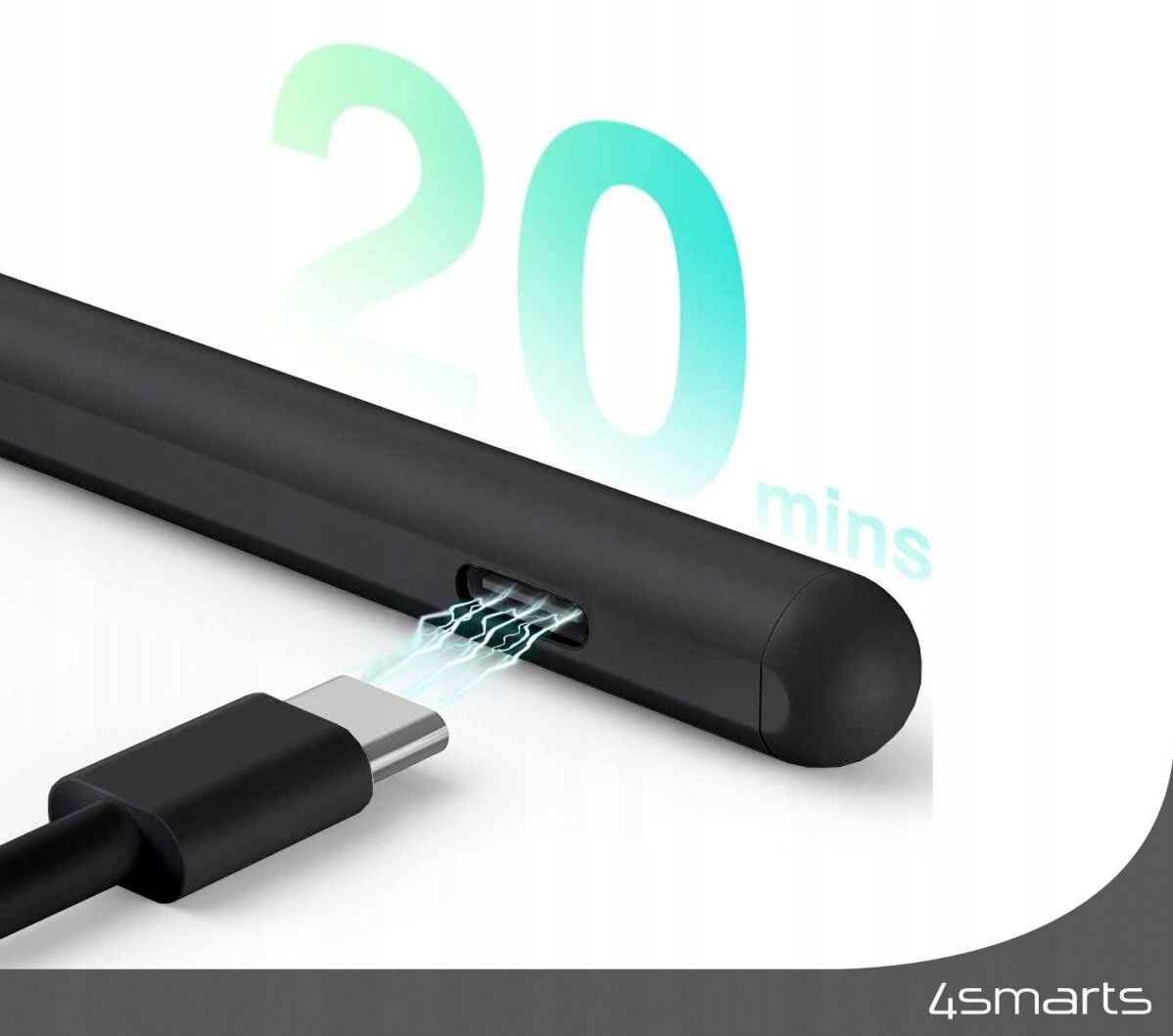 Szybkie ładowanie przez USB-C – Gotowy do pracy w 20 minut