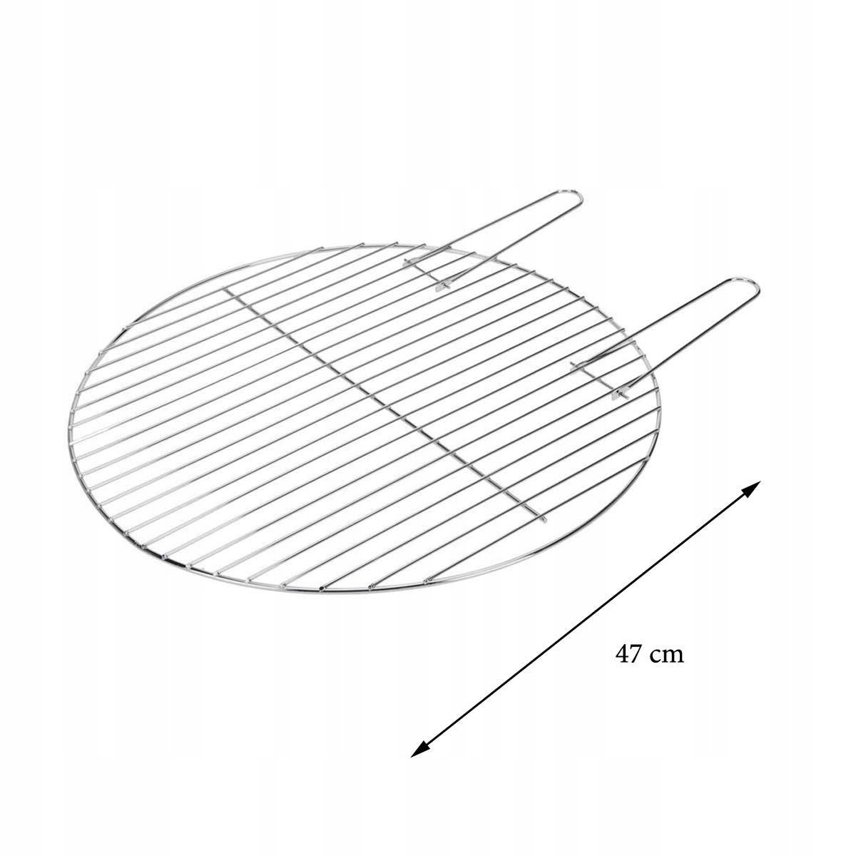 Okrągły kształt i średnica 47 cm – przestronność dla różnorodnych potraw