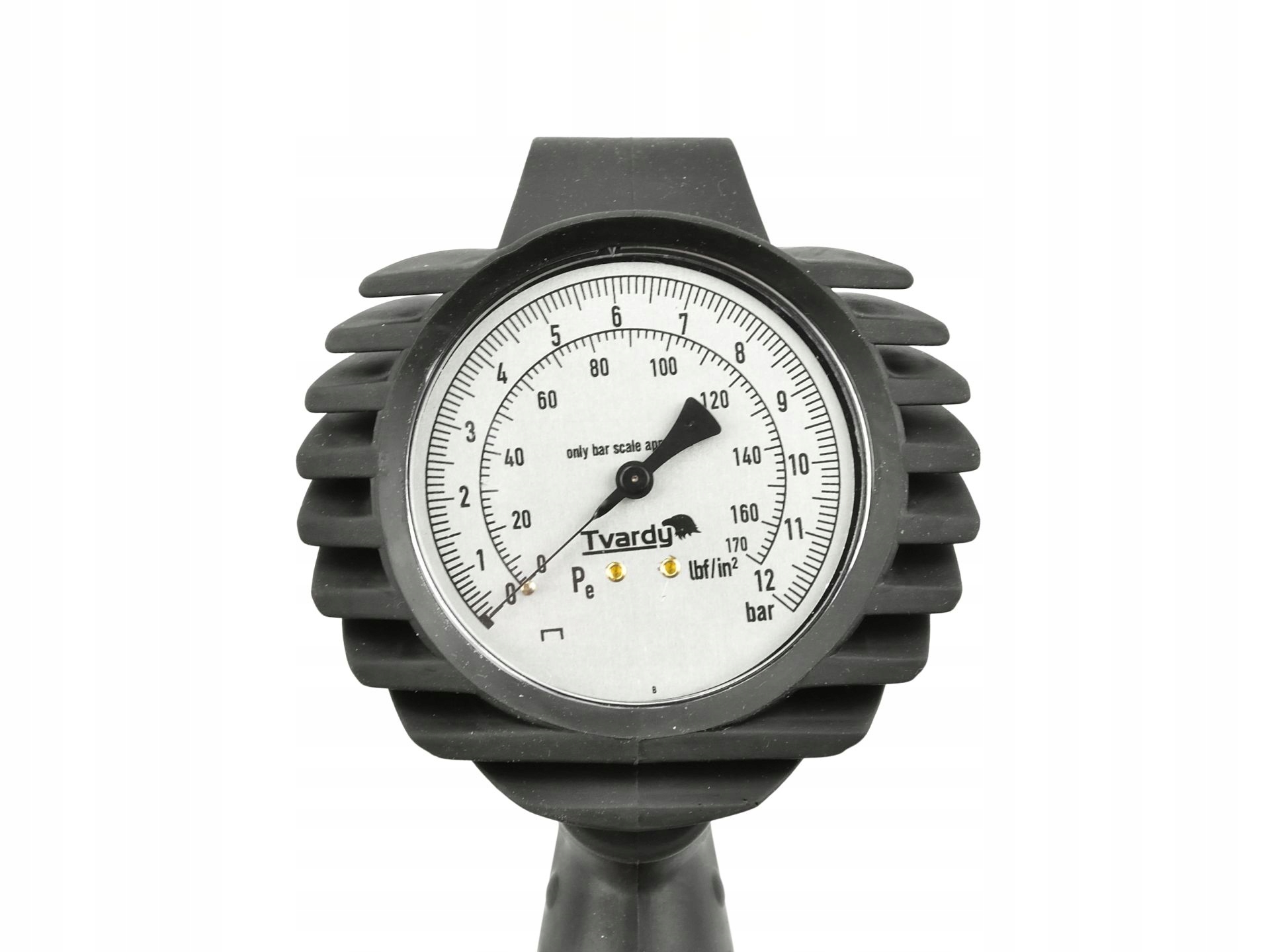 Wysoka precyzja pomiaru z manometrem 0-12 bar