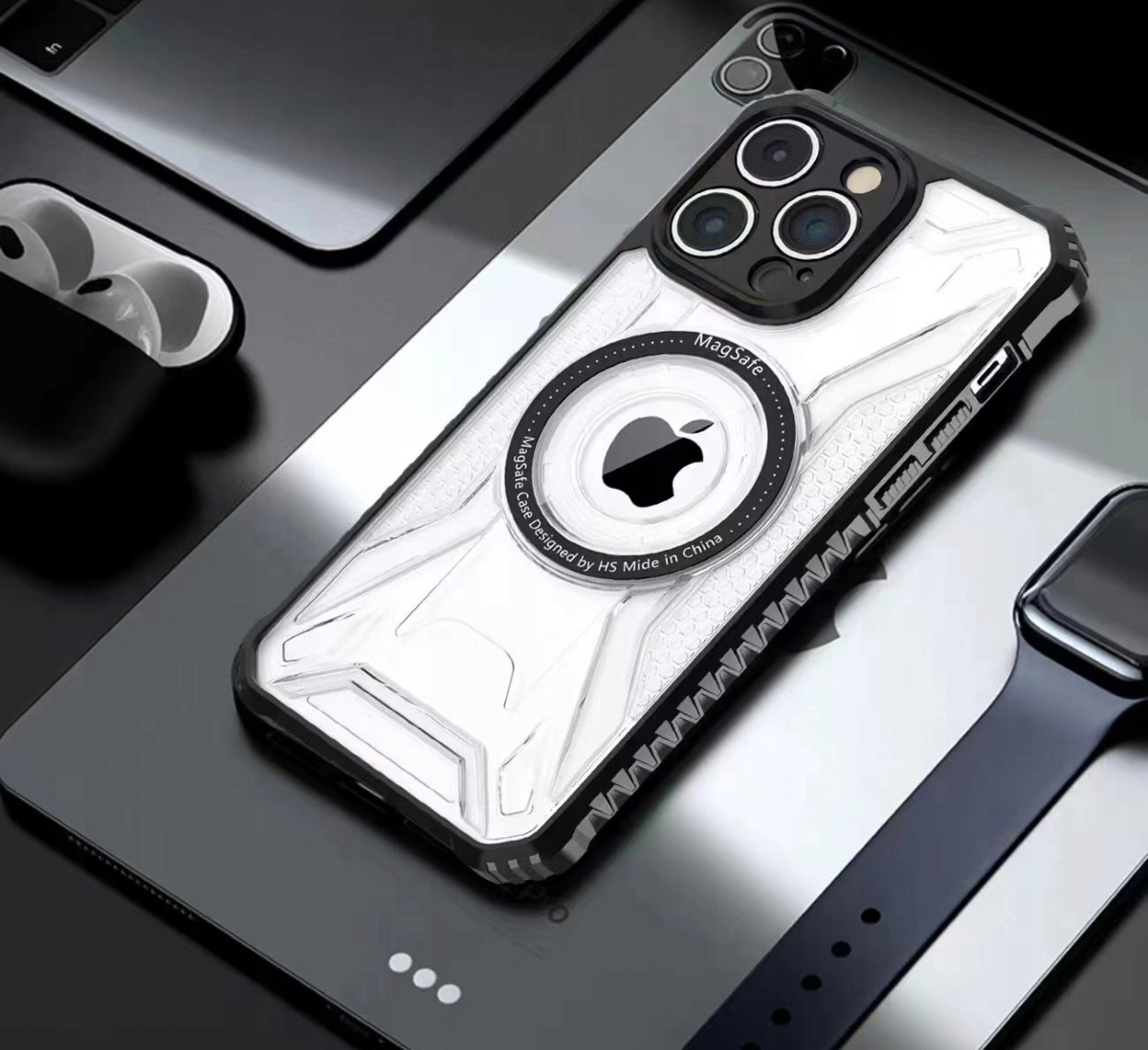 Kolorystyka – Półprzezroczyste plecy z czarną ramką