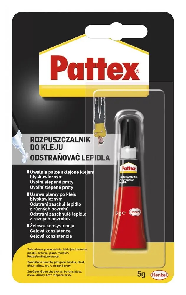 Szybkie uwalnianie sklejonych palców