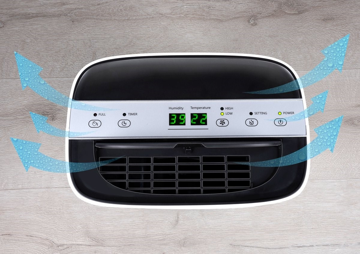 Wydajność osuszania do 10 litrów dziennie – Idealny do pomieszczeń do 100 m³