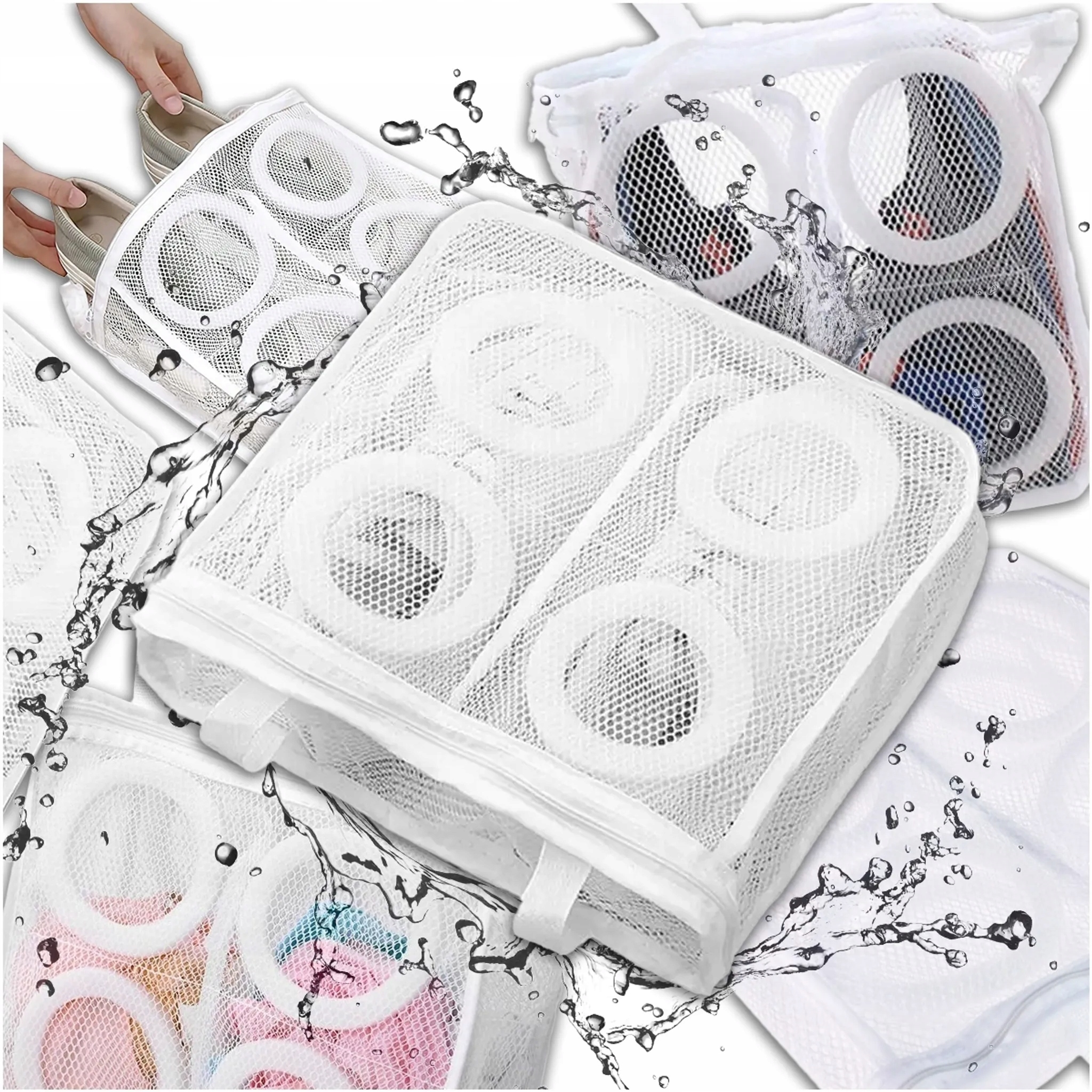 Worek siatka torba do prania butów KANZA – Idealne rozwiązanie dla Twojego obuwia