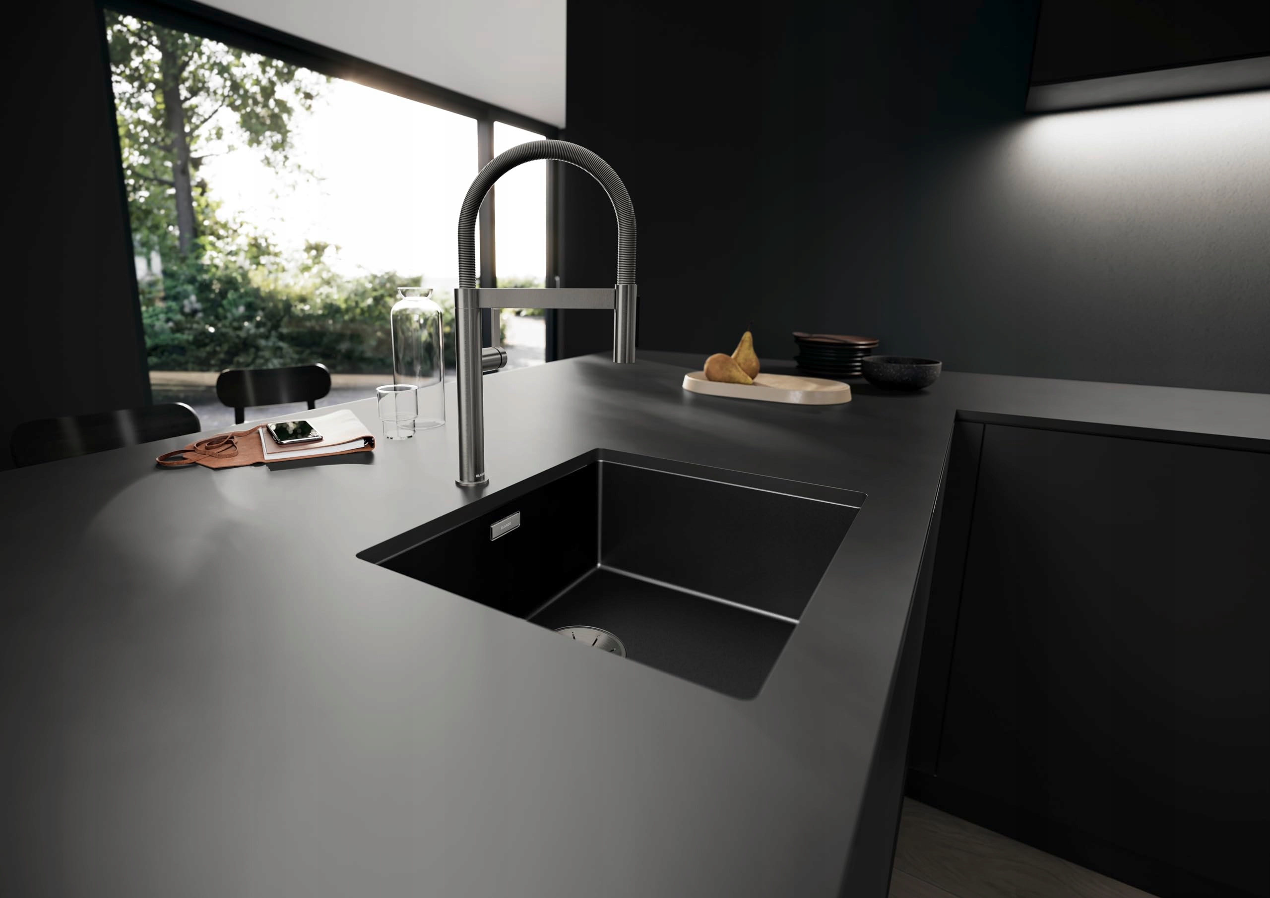 Bateria kuchenna Blanco CULINA-S II Mini satin platinum – Elegancja i funkcjonalność w Twojej kuchni