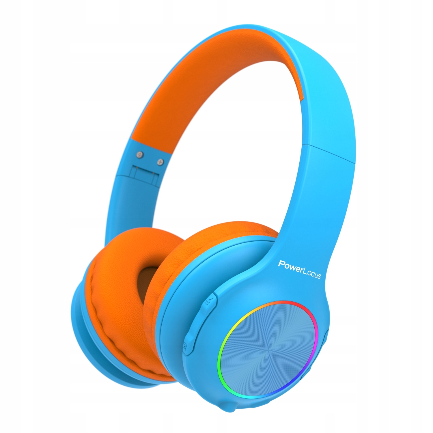 PowerLocus BT Słuchawki PLED – Kolorowe Bezprzewodowe Słuchawki Bluetooth dla Dzieci