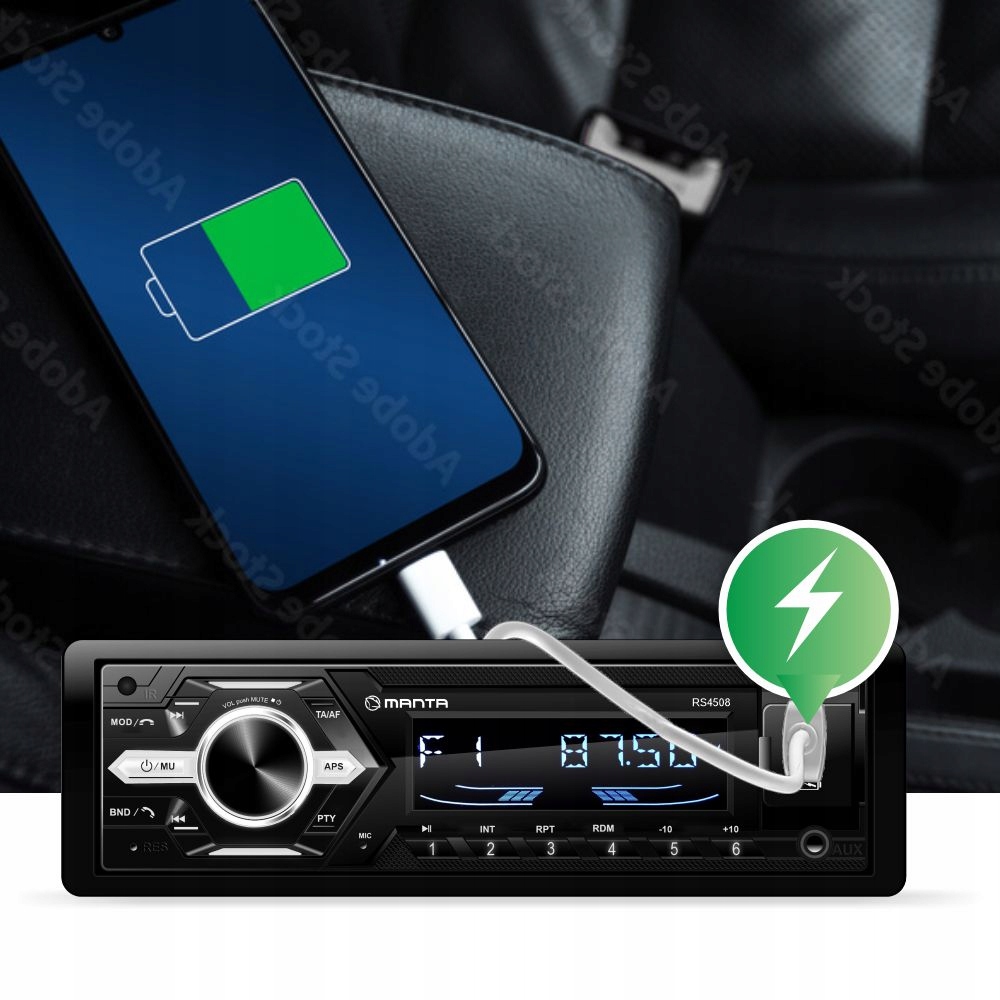 Odtwarzanie muzyki z USB i kart microSD