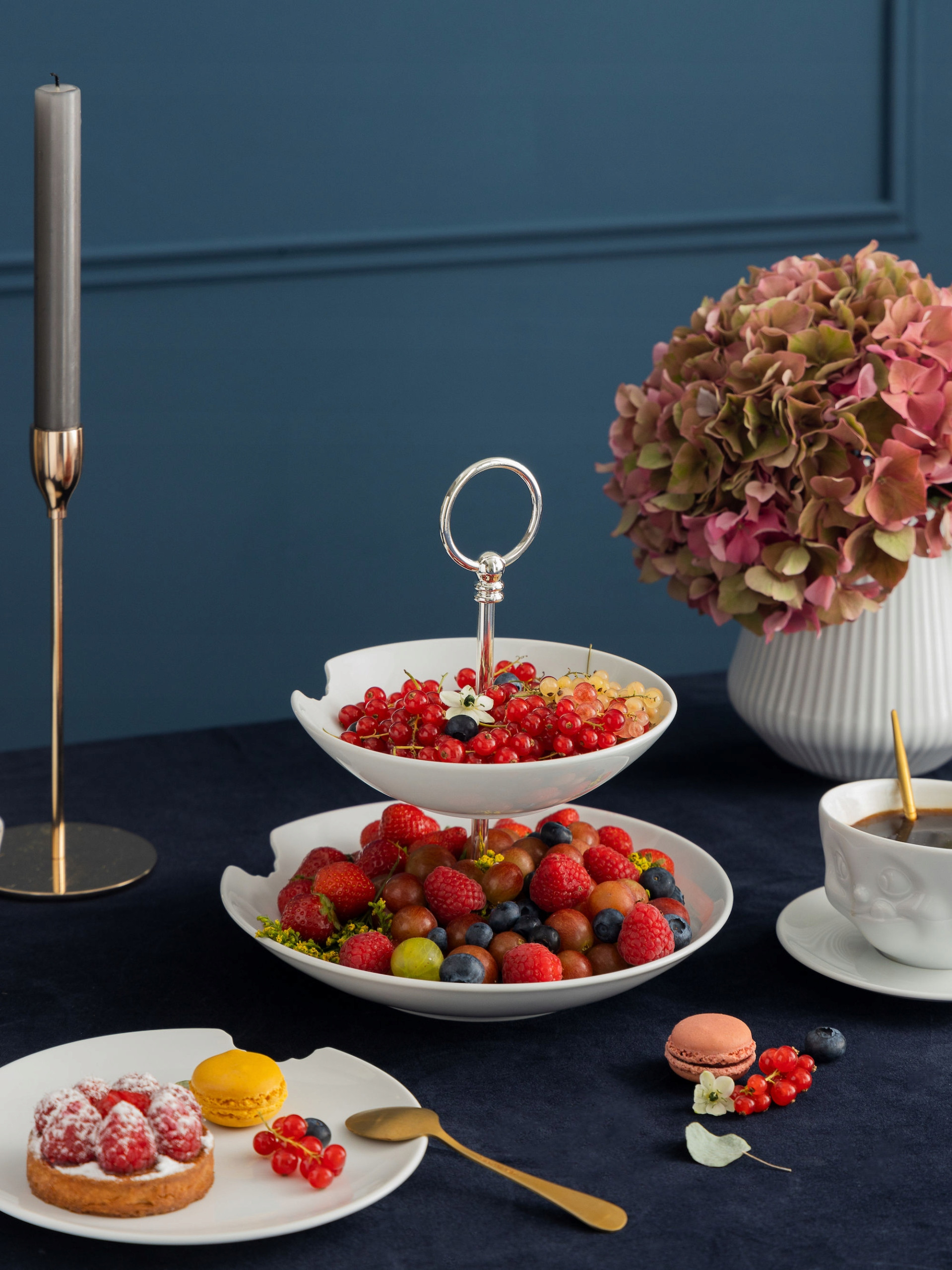 FIFTYEIGHT Food-Tempel 2 Stufig – Elegancka patera do ciasta