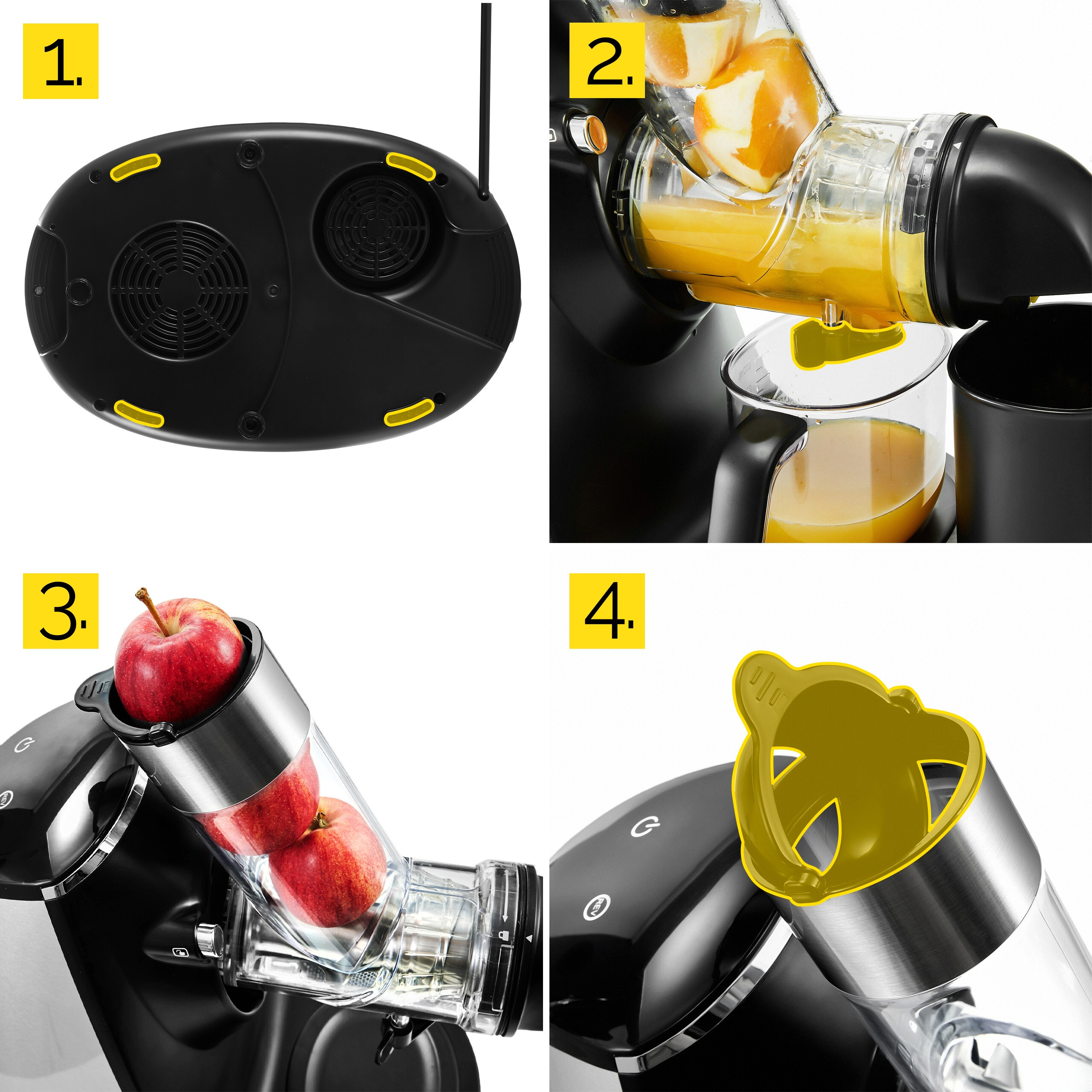 Bezpieczeństwo użytkowania: blokada i antypodłogowe nóżki