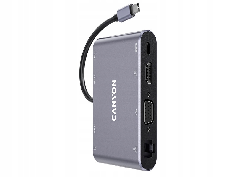 Stacja dokująca Canyon DS-14 USB-C – Wszechstronność i wydajność w jednym