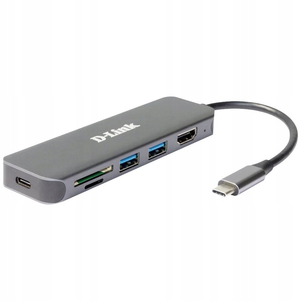 HUB USB D-Link DUB-2327 – Wszechstronny koncentrator USB-C 6 w 1