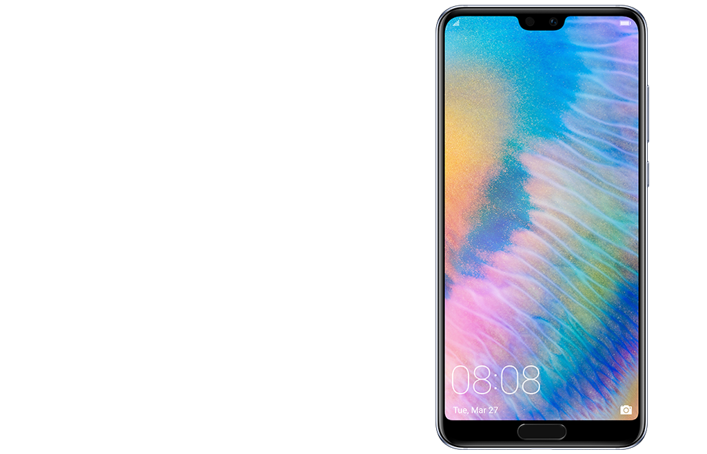 HUAWEI P20 fullview display ultra-thin bezels