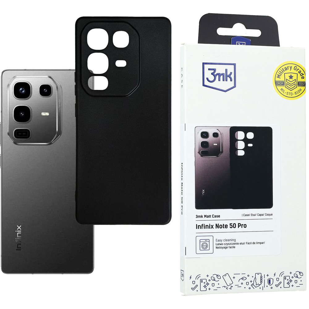 Infinix Note 50 Pro – Etui 3mk Matt Case – Stylowa ochrona dla Twojego smartfona