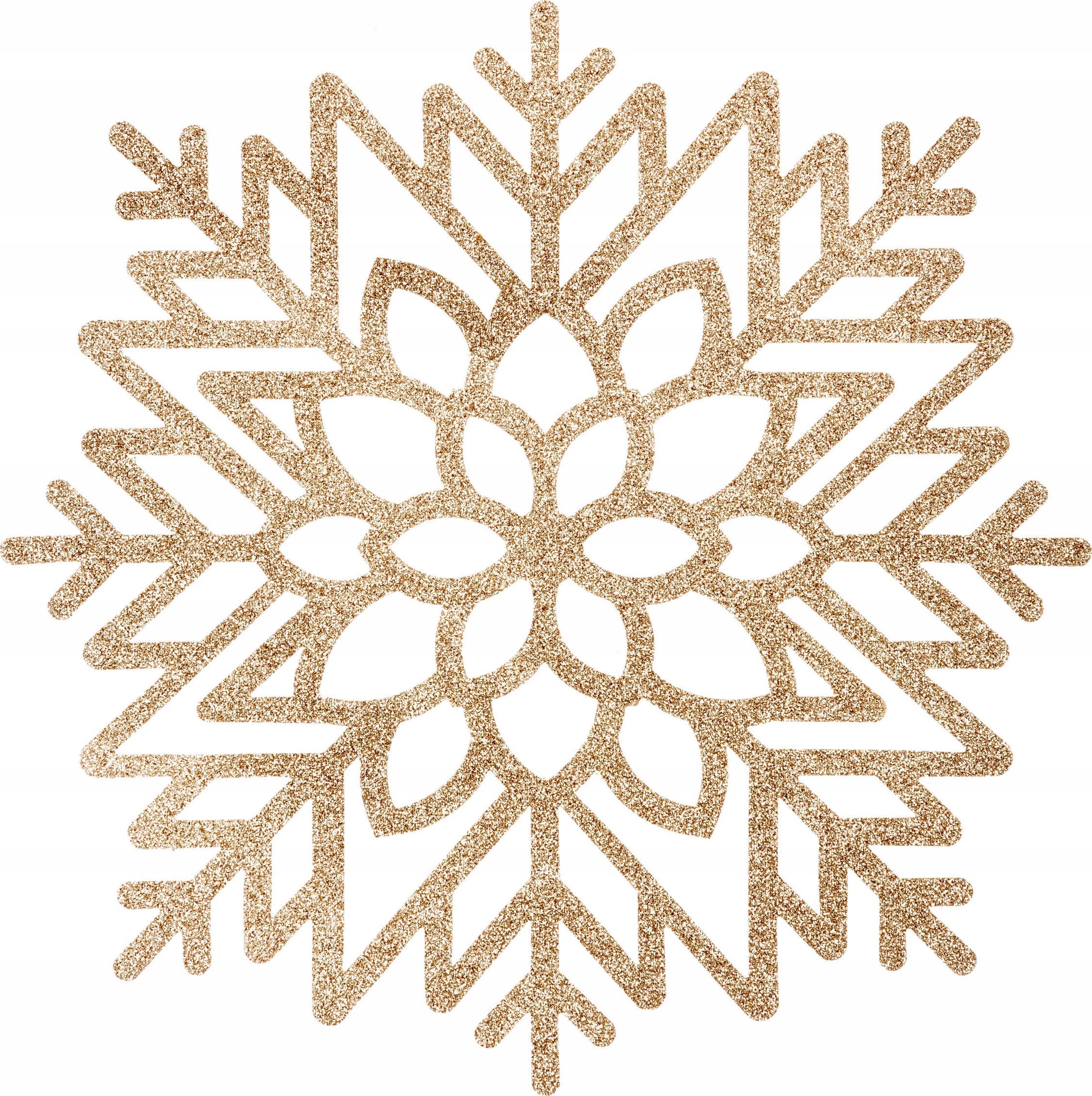 Stylowy design w kształcie płatka śniegu