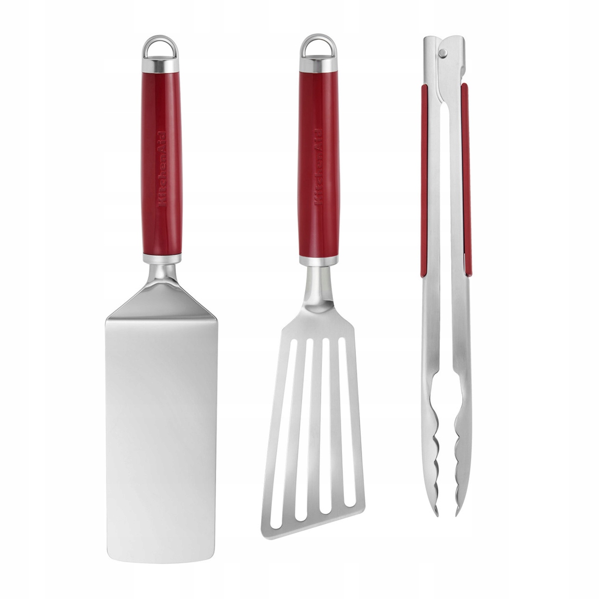 Zestaw do grilla szczypce + 2 łopatki Empire Red KitchenAid – Idealny wybór dla miłośników grillowania