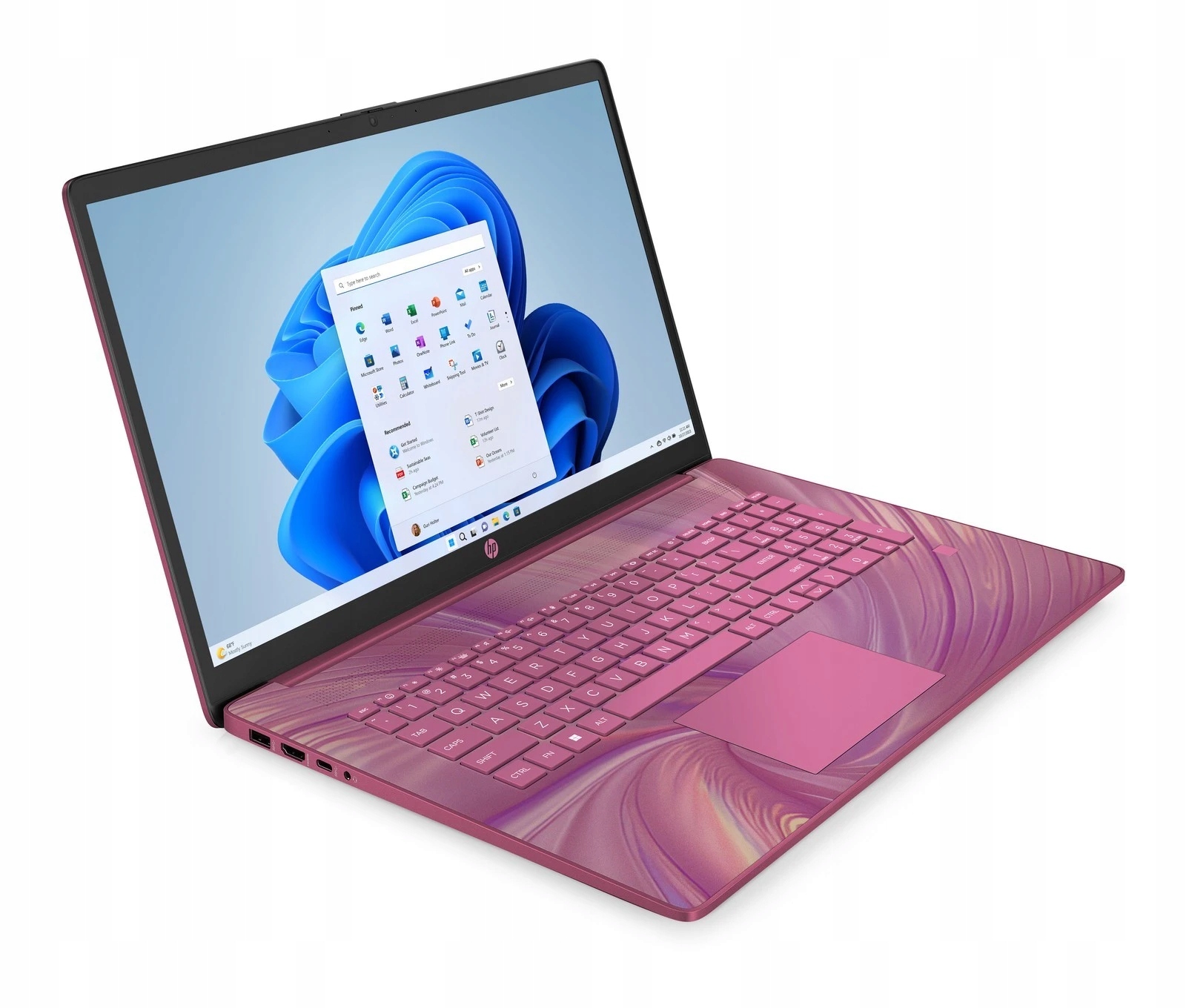Stylowy design i mobilność – Laptop, który przyciąga wzrok