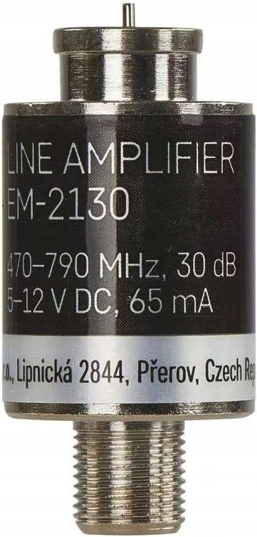 Emos Liniowy Wzmacniacz Antenowy Emos J5710 30 dB – Wzmocnij swój sygnał