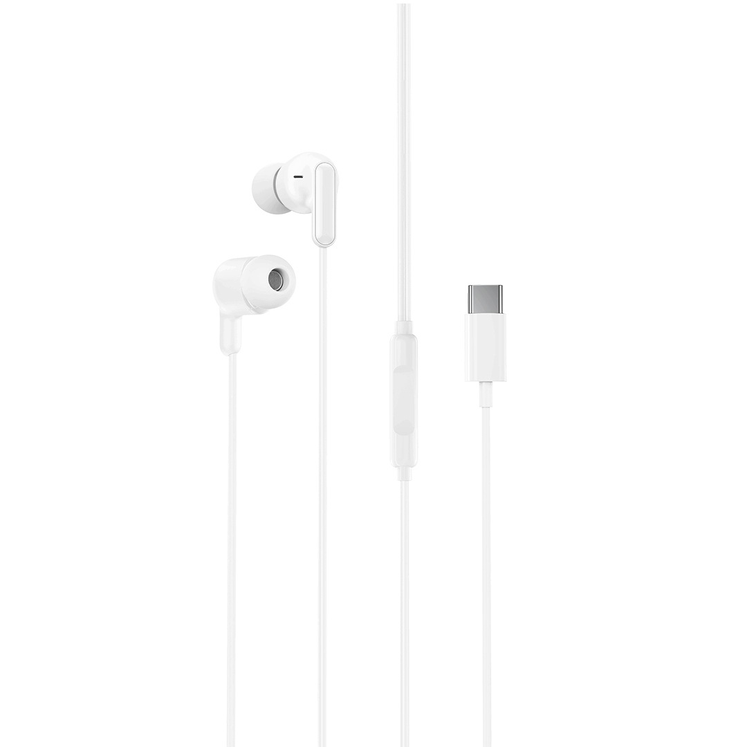 Przewodowe słuchawki USB-C dokanałowe XO EP84 – Idealne do Twojego smartfona
