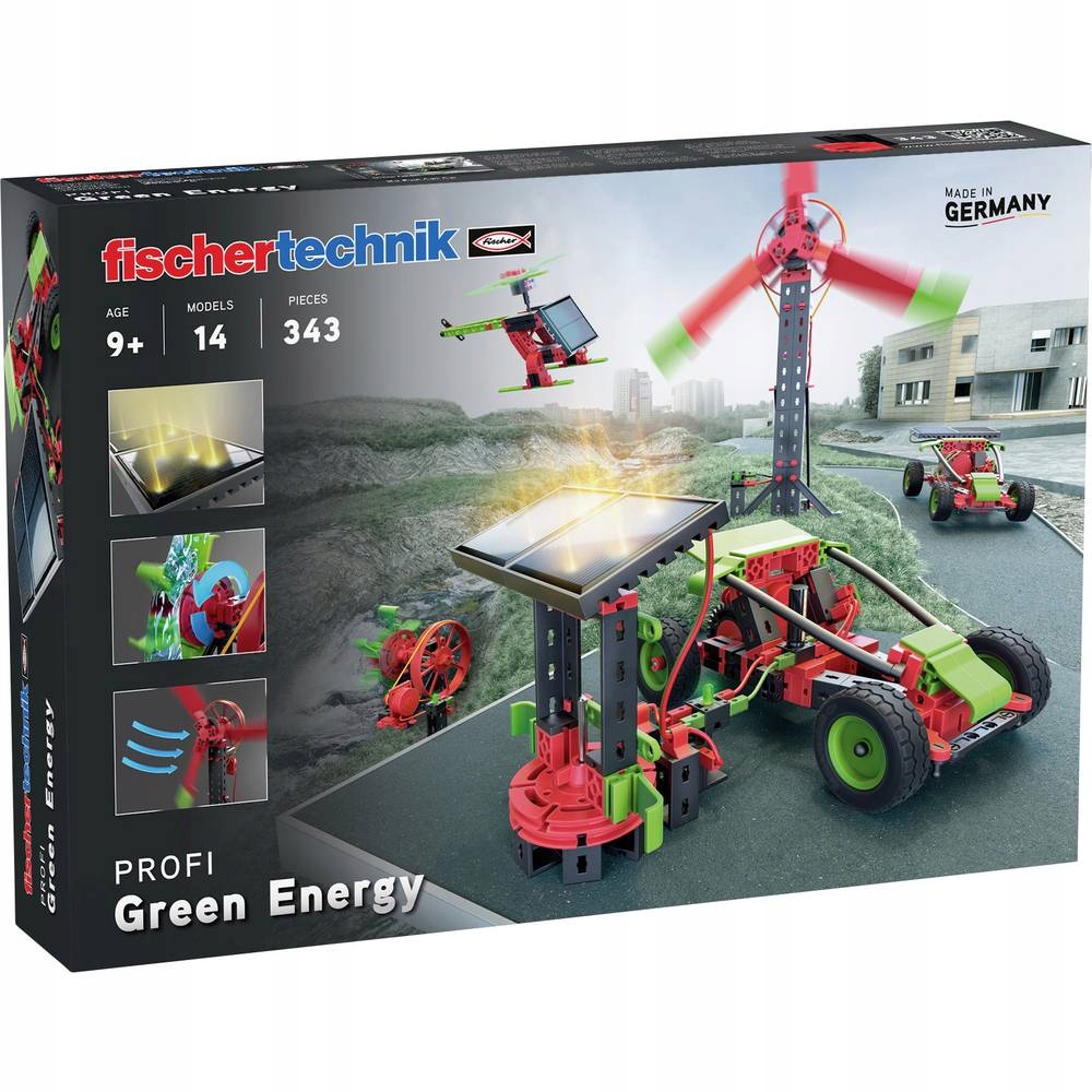 Fischertechnik 559879 PROFI Green Energy – Zestaw do montażu dla dzieci od 9 lat