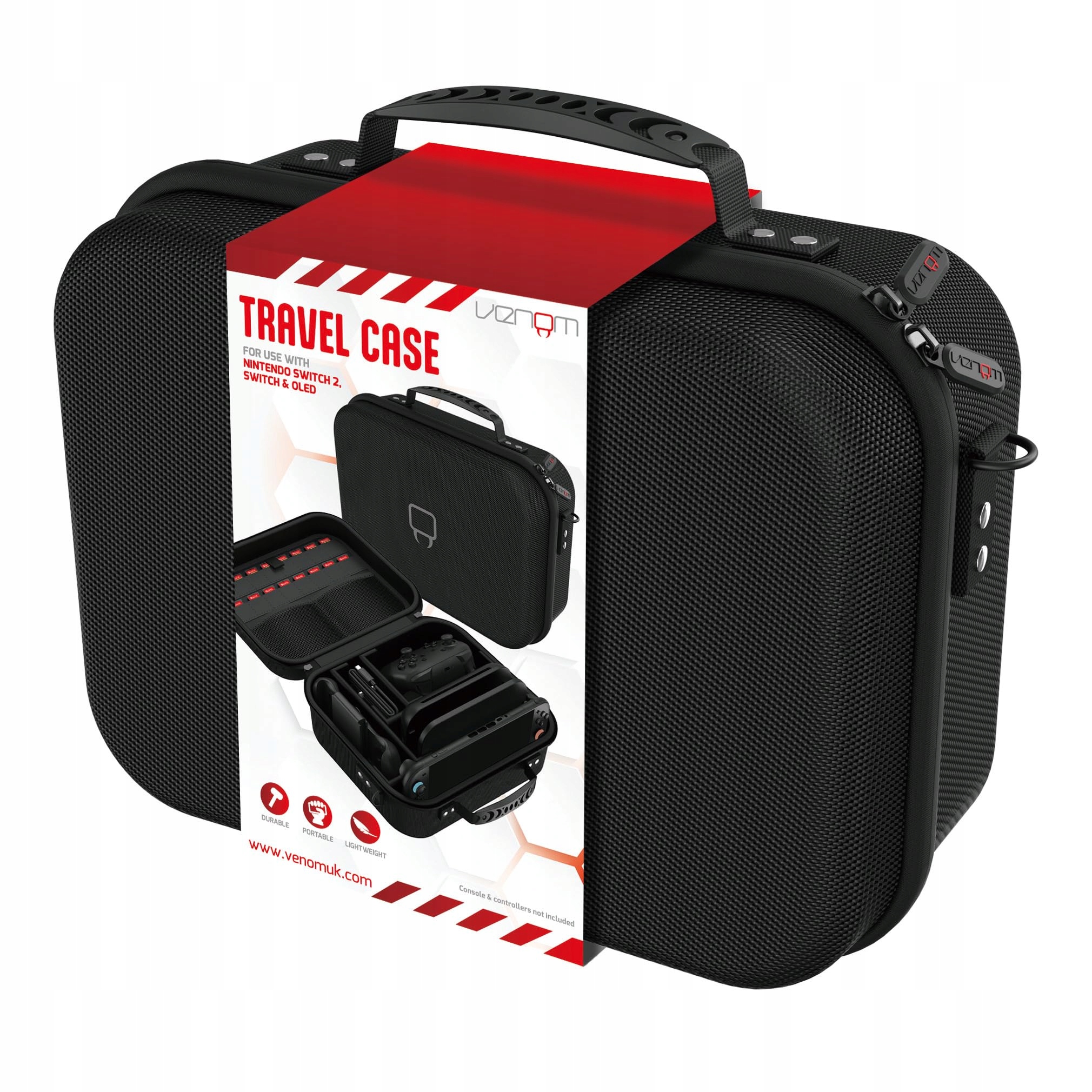 VENOM VS4935 Nintendo Switch 2/Switch/OLED Etui Podróżne – Idealna Ochrona dla Twojej Konsoli