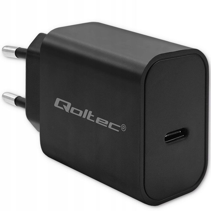 Ładowarka Super Quick PD | USB-C | 20W | 5-12V | 1.67-3A | Czarna – Szybkie ładowanie dla każdego urządzenia