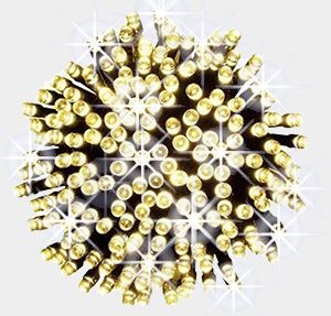 Kurtyna sople 100 led programator z gniazdem ciepły biały
