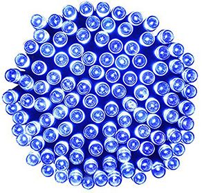 Kurtyna sople programator 100 led z gniazdem niebieski