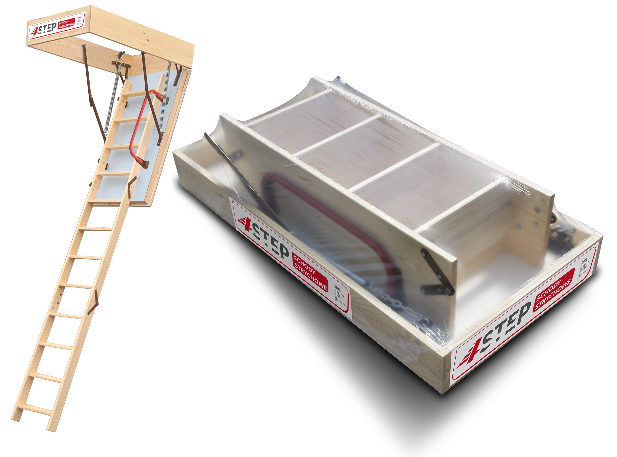 Schody strychowe EXTREME 76mm 112x60 – Elegancja i funkcjonalność w Twoim domu