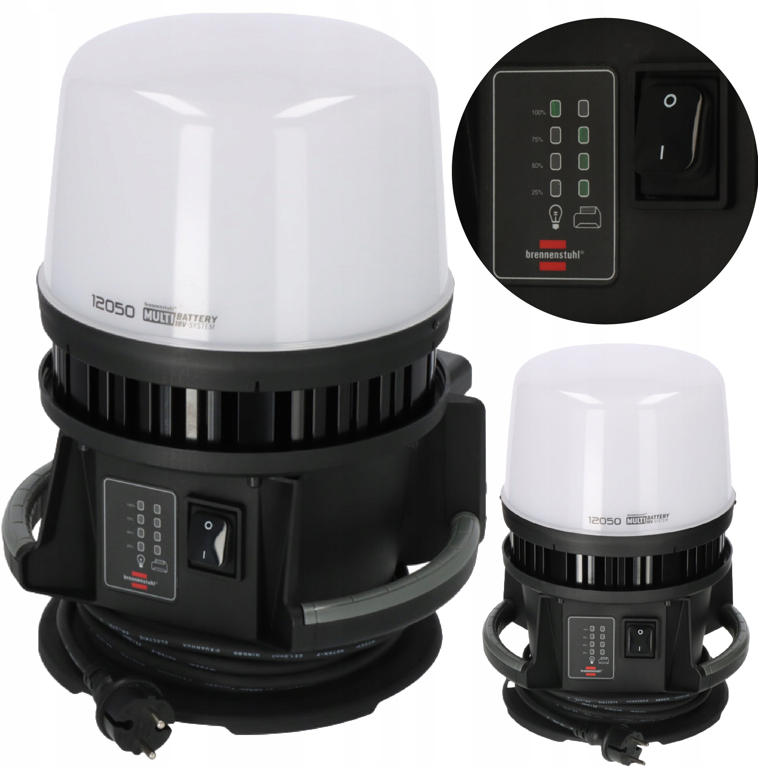 Reflektor Budowlany Brennenstuhl 12050 Mh 12000lm 100W – Doskonałe oświetlenie do pracy