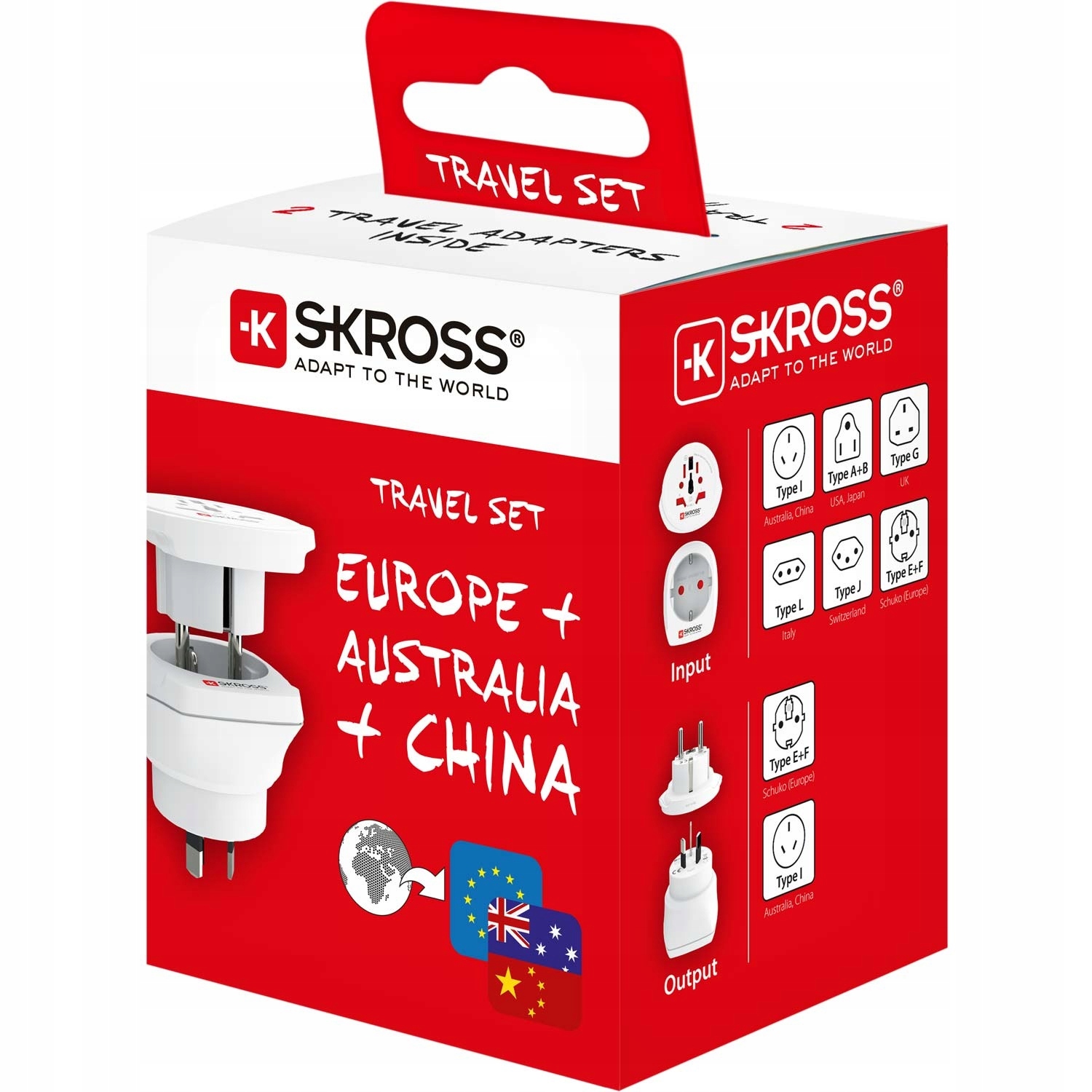 Adapter podróżny SKROSS 1.500210-E – Uniwersalne rozwiązanie dla podróżujących