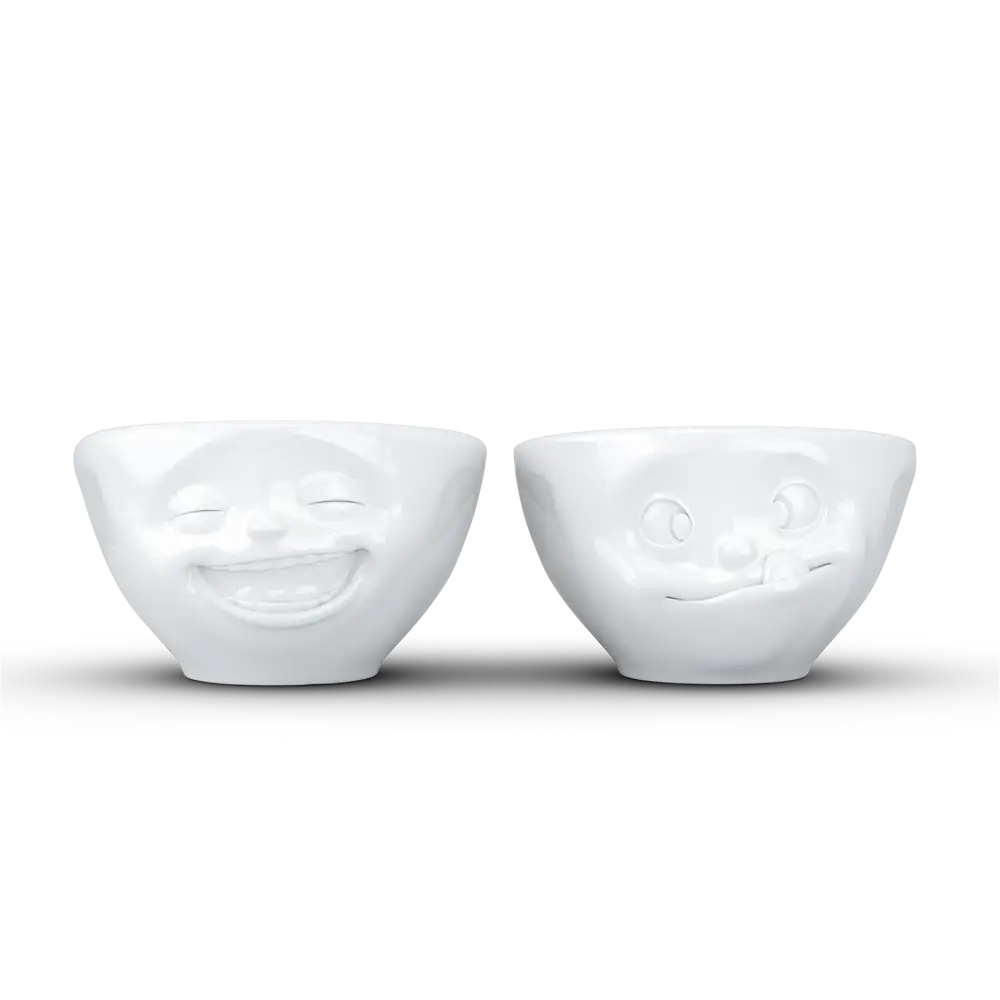 FIFTYEIGHT Schälchen Set 100ml – Lachend & Lecker – Idealne do dipów i mini przekąsek