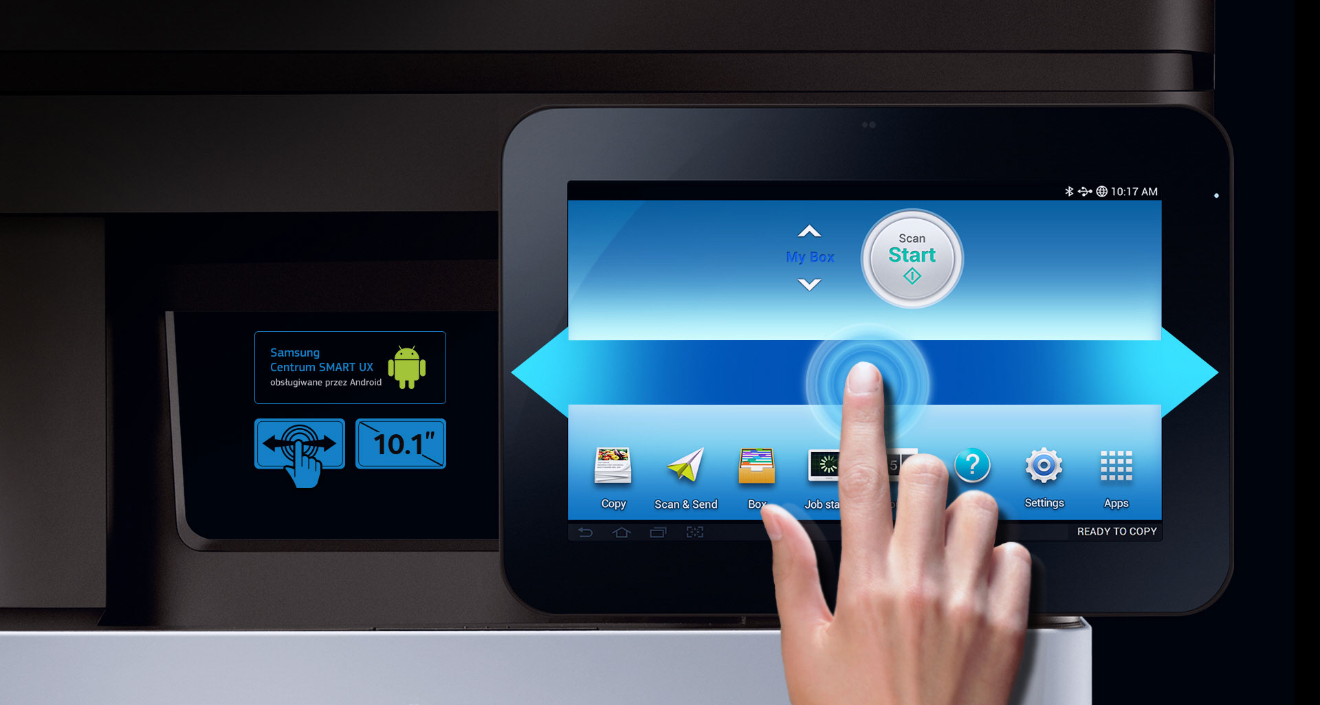 Dotknij i drukuj – tak jak na tablecie