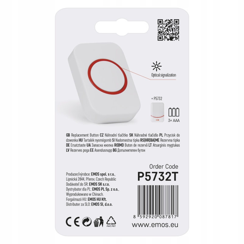 Możliwość sparowania z dodatkowymi przyciskami