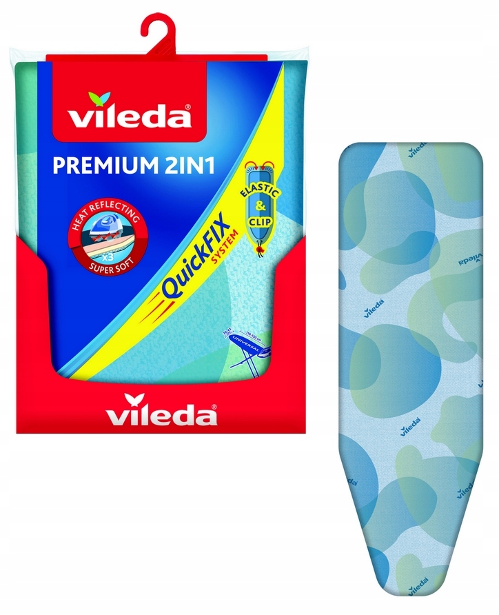 Pokrowiec na deskę Vileda Premium 2in1 – Efektywne prasowanie w Twoim domu