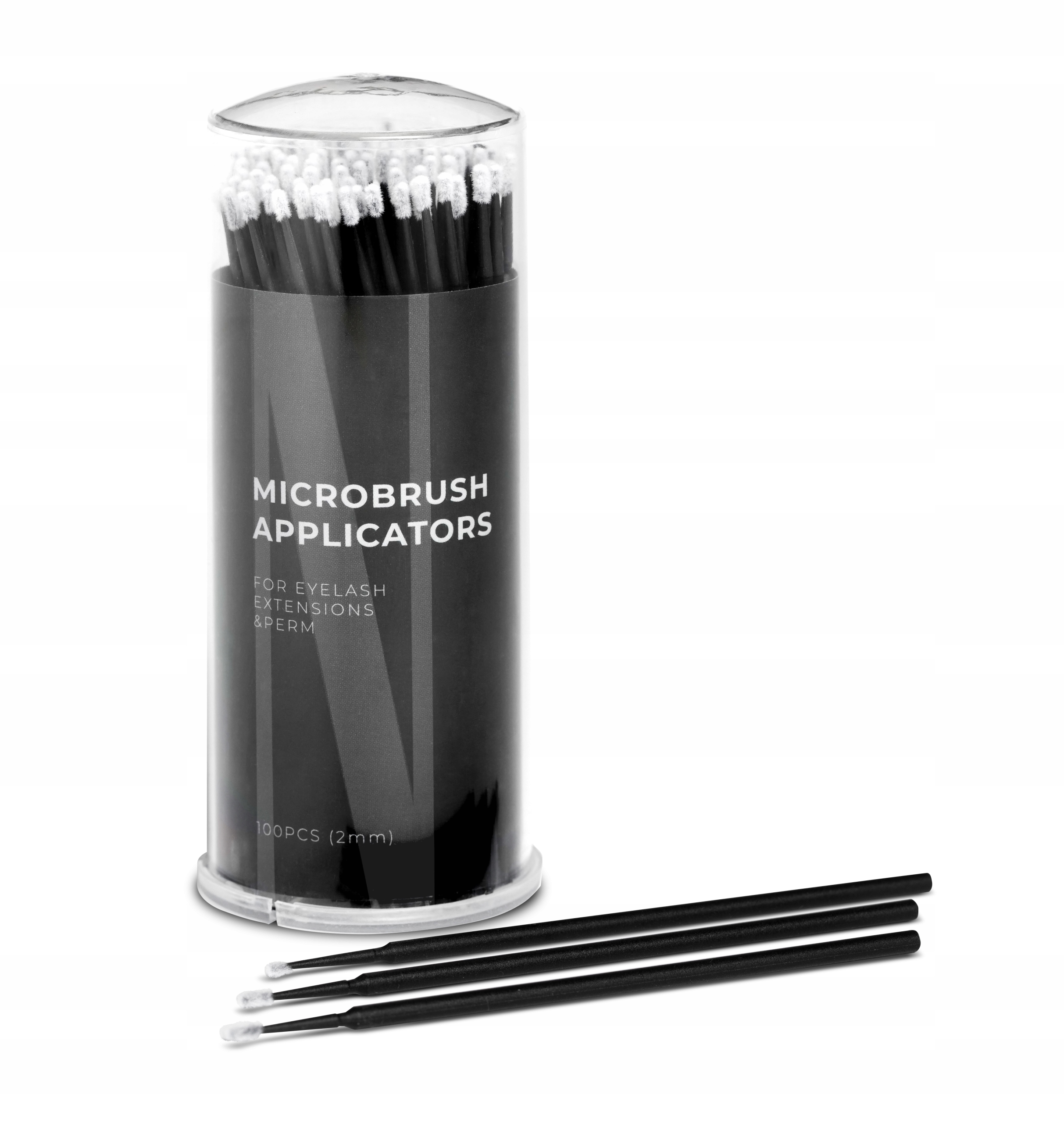 NANOLASH Microbrush mikro aplikatory do rzęs 2mm 100szt. – Niezbędne narzędzie dla stylistów rzęs