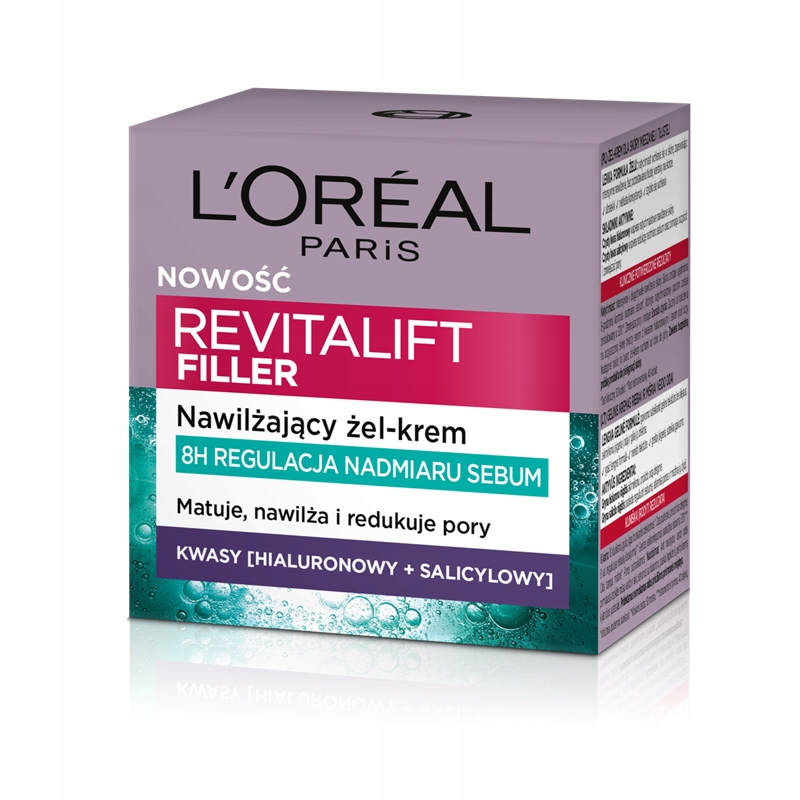 L'Oréal Revitalift Filler – Nawilżający żel-krem na dzień dla zdrowej skóry
