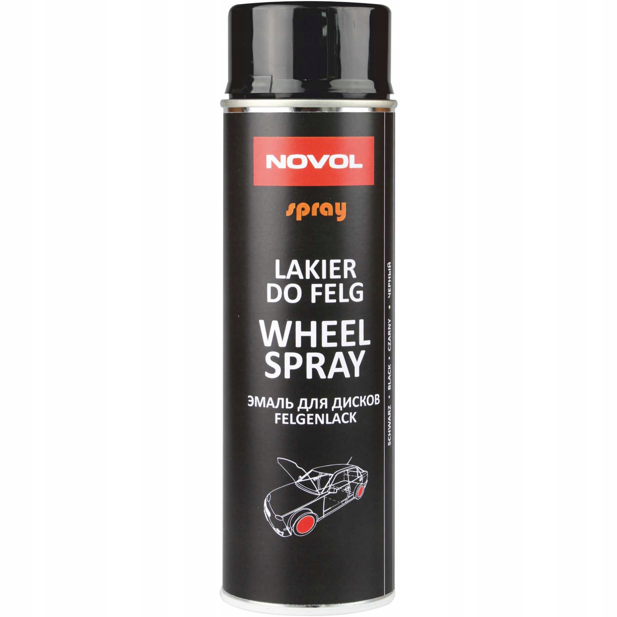 Lakier do felg czarny 500 ML – Idealne rozwiązanie do renowacji felg